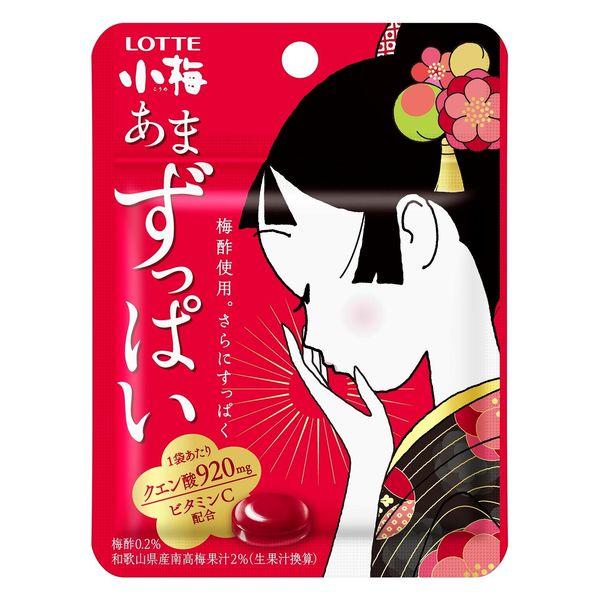 あまずっぱい小梅ミニパウチ 1個 ロッテ 飴 キャンディ