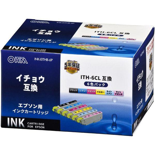 エプソン（EPSON）用 互換インク INK-EITHB-6P イチョウ （ITH-6CL互換） 1...