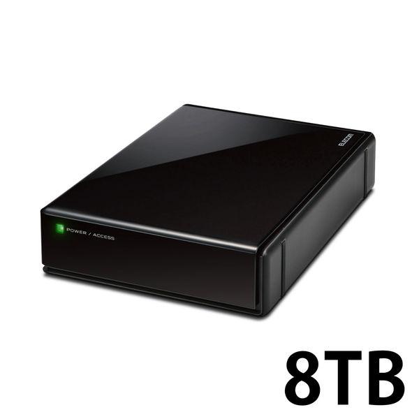 HDD 外付け SeeQVault USB3.2(Gen1) 8TB ブラック ELD-QEN208...