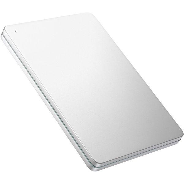 アイ・オー・データ機器 ポータブルハードディスク「カクうす」　２ＴＢ　Ｓｉｌｖｅｒ×Ｇｒｅｅｎ HD...