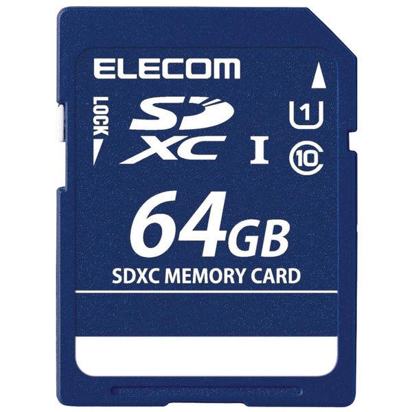 エレコム SDXCカード/UHS-I U1 30MB/s 64GB MF-HCSD064GU11A ...