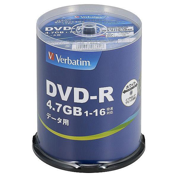 ＤＶＤーＲ（Ｄａｔａ）　１回記録用　４．７ＧＢ　１ー１６倍速　１００枚スピンドルケース　ＩＪＰ対応 ...