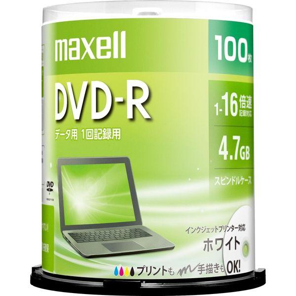 マクセル データ用DVD-R 4.7GB 1-16倍速　DR47PWE.100SP　1パック（100...