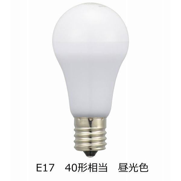 オーム電機 LED電球 小形 E17 40形相当 昼光色 LDA4D-G-E17 IH92 1個