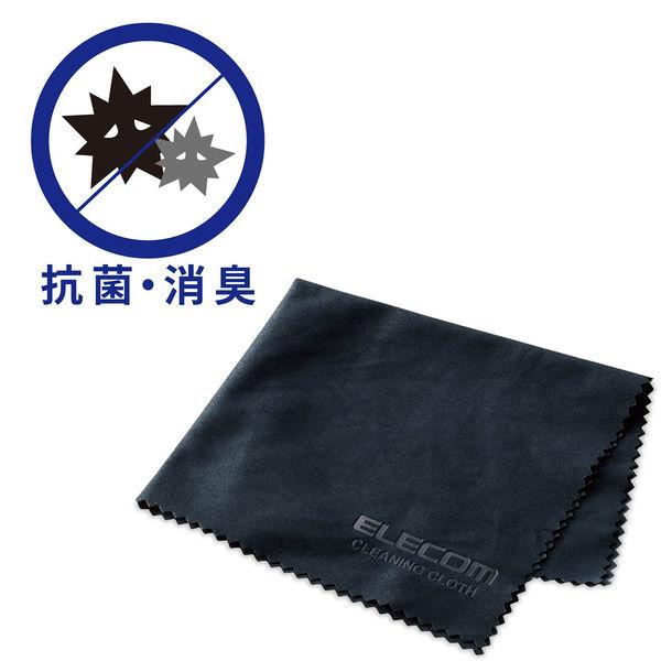 エレコム クリーニングクロス/抗菌・防臭タイプ/ブラック KCT-009BKDE 1個