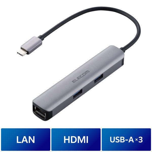 ドッキングステーション タイプC ハブ HDMI USBポート×3 LAN USBハブ DST-C1...