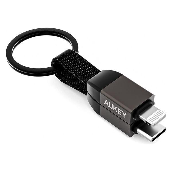 ライトニングケーブル 0.1m 持ち運び特化 USB（C）[オス] - Lightning[オス] ...