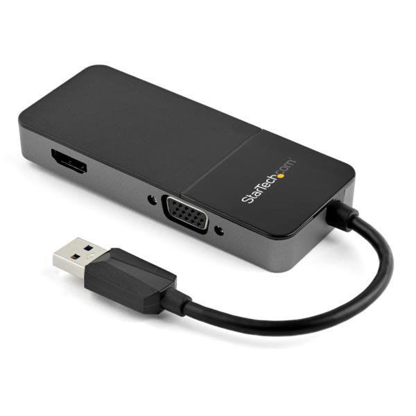 USB-A - HDMI ＆ VGA アダプター　USB32HDVGA　1個　StarTech.co...