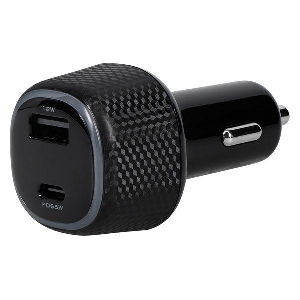 USB車載充電器 USB Type-C×1 1Type-A×1 PD65W対応 OWL-CPD65C...