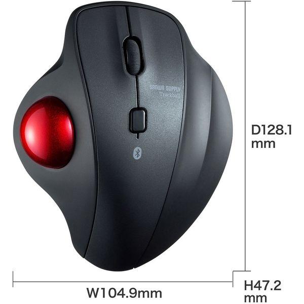ワイヤレスマウス　無線　Bluetooth　静音　3ボタン　大型サイズ　光学式　MA-BTTB130...