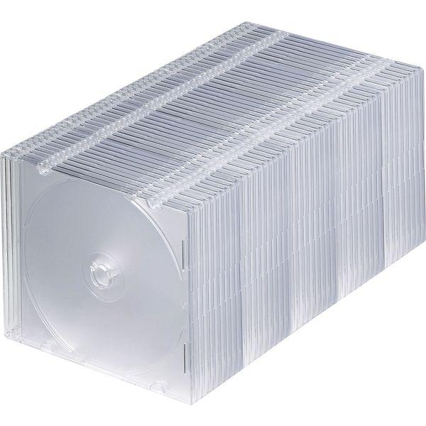 サンワサプライ Blu-ray・DVD・CDケース(スリムタイプ・50枚セット・クリア) FCD-P...