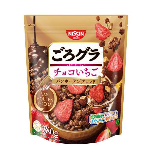 日清シスコ ごろグラ チョコいちご バンホーテンブレンド 280g 1個　シリアル