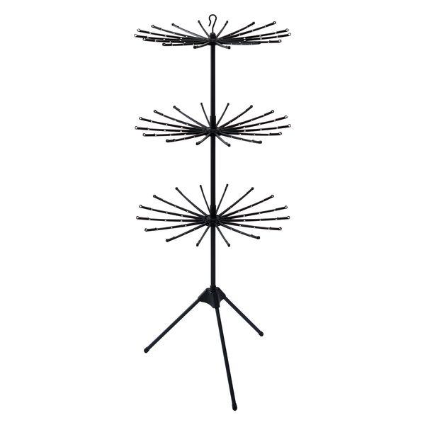 天馬 PORISH ブラック物干し パラソルスタンド3段 PSBK-08 811001084 1台