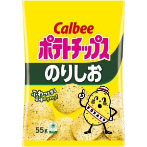 ポテトチップス のりしお 55g 3袋 カルビ...の詳細画像1