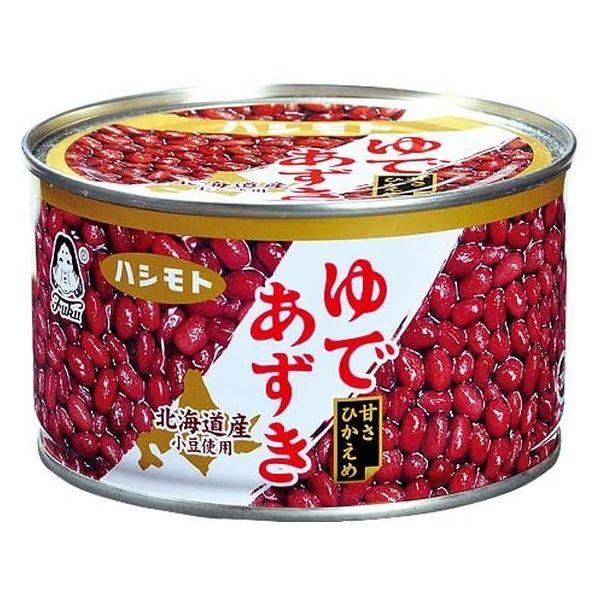 橋本食糧工業 大容量 ゆであずき 甘さ控えめ 北海道産小豆使用 400g 1個 缶詰