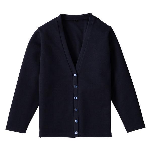 D-PHASE（ディーフェイズ） Vネックカーディガン 女性用 長袖 ネイビー L C04
