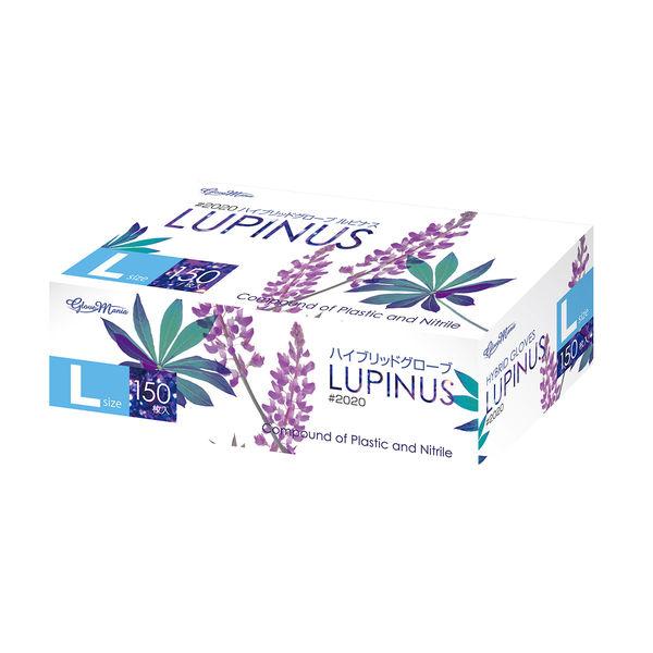川西工業　HybridGlove（ハイブリッドグローブ） ルピナス パープル L　#2020L　1箱...
