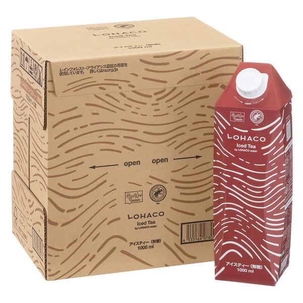 【紙パック】Iced Tea（アイスティー） 無糖 1L by LOHACO Water 1箱（6本...