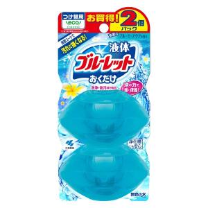 【数量限定】液体ブルーレットおくだけ つけ替用 ブルーミーアクア 70ml 小林製薬 1パック（2個...