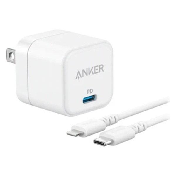 Anker USB充電器+Lightningケーブルセット 20W PD出力対応 折りたたみ式プラグ...