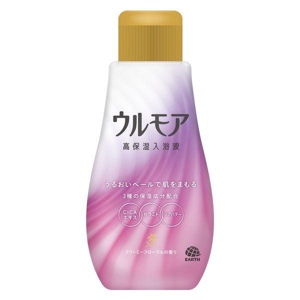 入浴剤 乾燥肌 高保湿入浴液ウルモア クリーミーフローラル 本体 600mL 1本 アース製薬