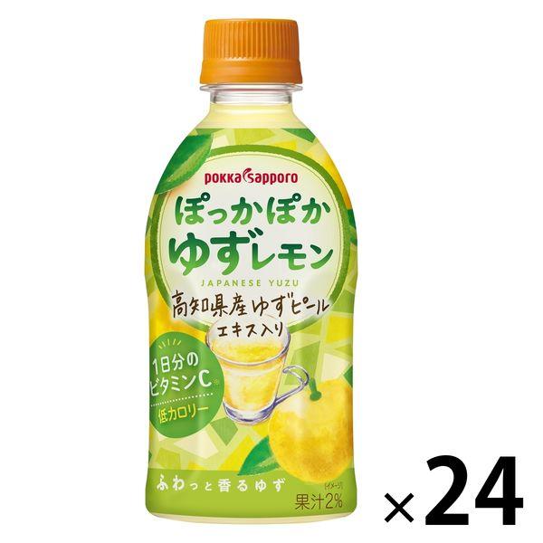 ポッカサッポロフード＆ビバレッジ ぽっかぽかゆずレモン 350ml 1箱（24本入）