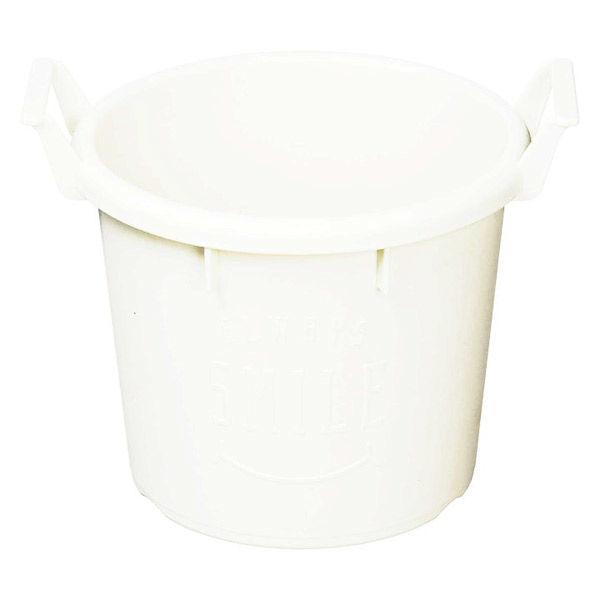 【園芸用品】大和プラスチック グロウコンテナ 12型 ホワイト 鉢 0.6L ガーデニング