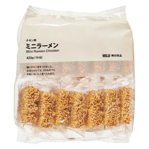 無印良品 大袋 チキン味ミニラーメン 420g（14個入） 良品計画【個包装】