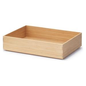 無印良品 重なる竹材長方形ボックス 小 約幅37...の商品画像