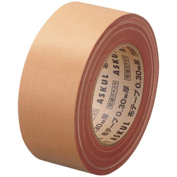 【ガムテープ】 現場のチカラ 布テープ 重梱包用ストロング 0.30mm厚 幅50mm×長さ25m ...
