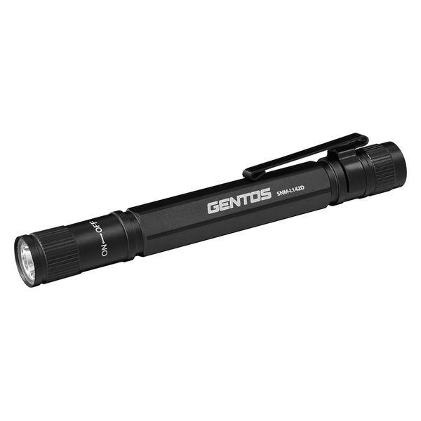 ペンライト LED 防塵 防水 ブラック ジェントス SNMシリーズ 長時間点灯LEDペンライト S...