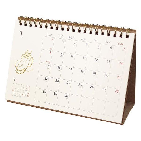 【2024年版カレンダー】 MATOKA（マトカ）卓上カレンダー リングタイプ Tickle ティッ...