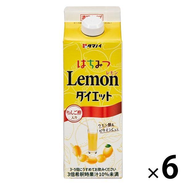 ロ】タマノイ酢 はちみつレモンダイエット濃縮タイプ 500ml 1セット（6本）