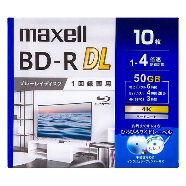 マクセル 録画用BDーR DL 50GB 260分 1ー6倍速 10枚Pケース BRV50WPG.1...