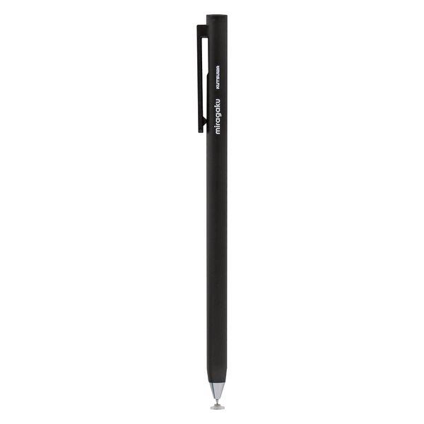 クツワ ノック式タッチペン ブラック MT020BK 1本