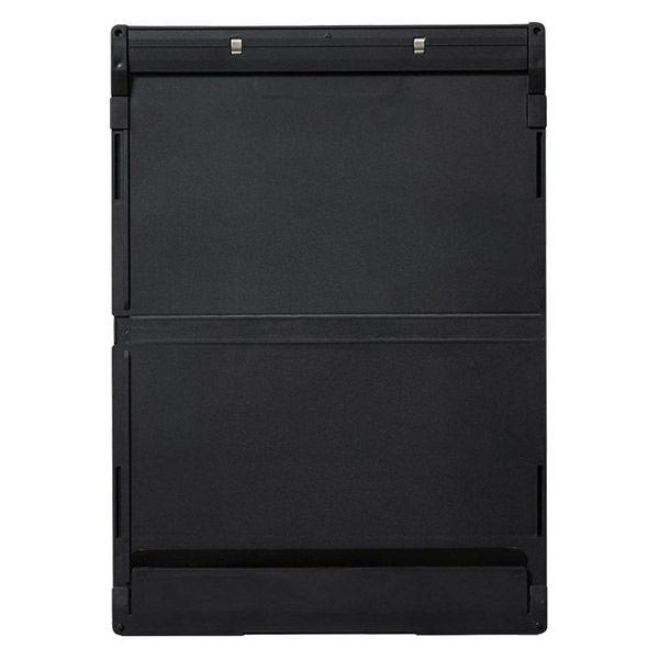 キングジム 半分に折りたためるクリップボード「コンパックボード」 A4 バインダー 黒 5785-B...