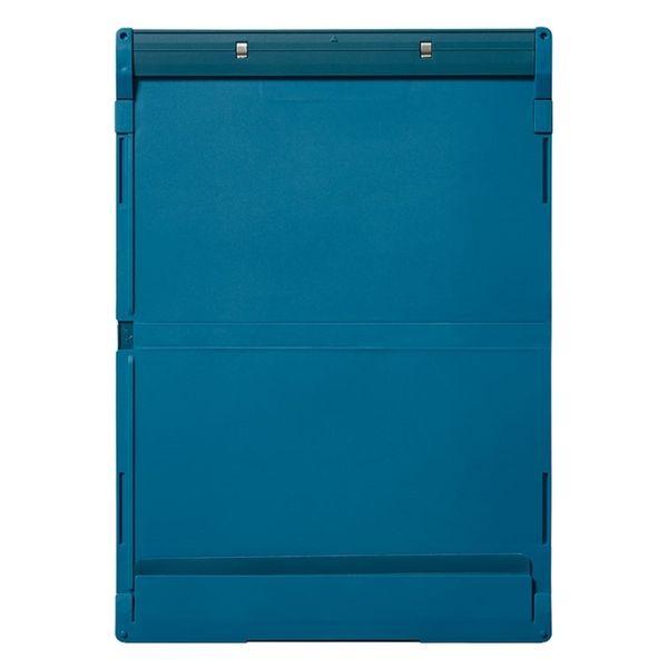 キングジム 半分に折りたためるクリップボード「コンパックボード」 A4 バインダー 青 5785-B...