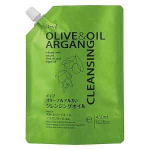 Deve（ディブ） オリーブ＆アルガン クレンジングオイル 詰替 450ml 熊野油脂 大容量