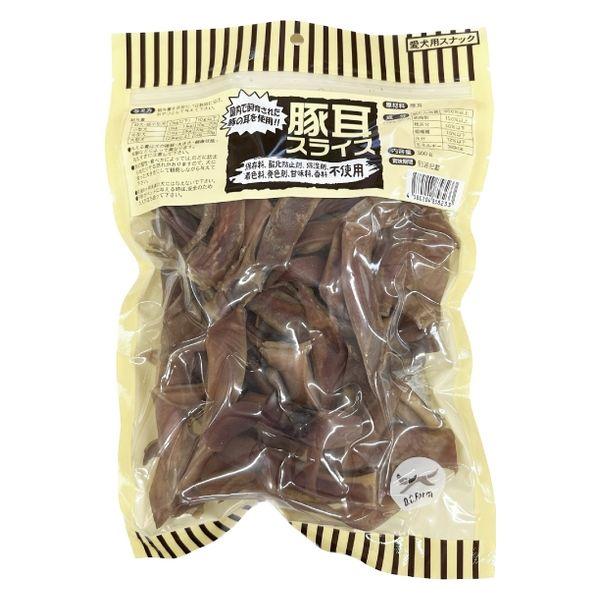 豚耳スライス 無添加 国産 300g 1袋 オーシーファーム ドッグフード おやつ