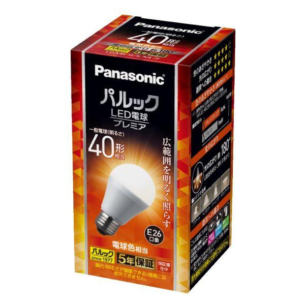 LED電球 E26 パナソニック パルック プレミア 40W形 電球色 広配光 Ra84 LDA4L...