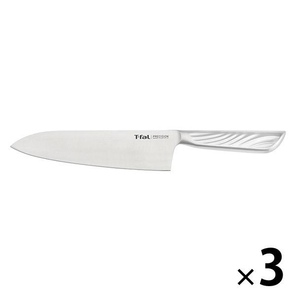 T-fal（ティファール） シェフナイフ 18cm シルバー プレシジョン K27701 1セット（...