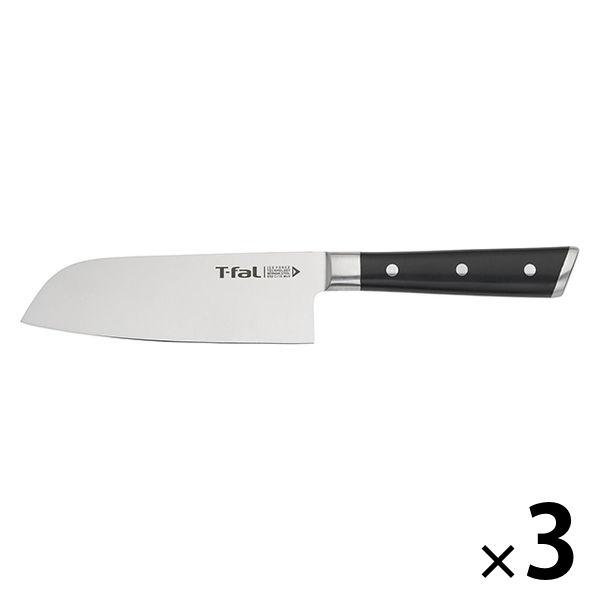 T-fal（ティファール） 三徳 包丁 14.5cm アイスフォース K24210 1セット（3個）