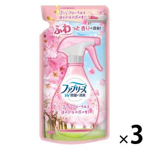 【数量限定】ファブリーズ 布用 W除菌+消臭 さくらフローラル＆ほのかなお花の香り 詰め替え 320...