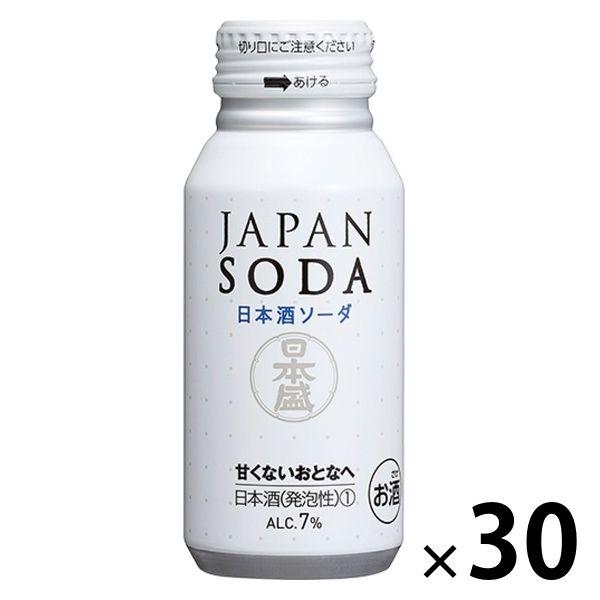 【ワゴンセール】日本盛 JAPAN SODA ボトル缶 180ml 1箱（30本）