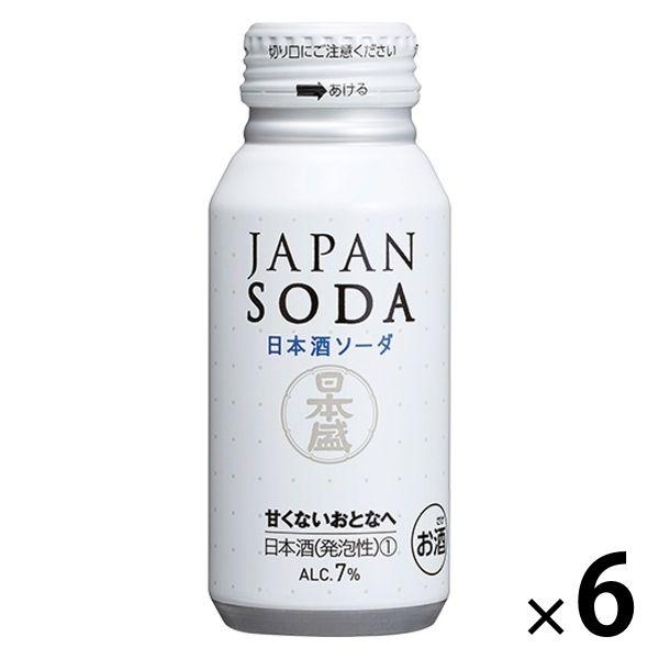 【ワゴンセール】日本酒 ソーダ 日本盛 JAPAN SODA ボトル缶 180ml 6本