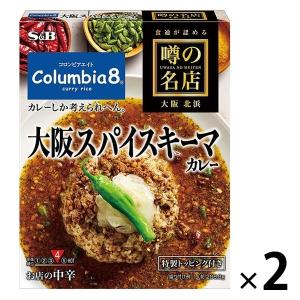 エスビー食品 噂の名店 大阪スパイスキーマカレー 中辛 1セット（2個）レトルト カレー、レトルトカレーの商品画像