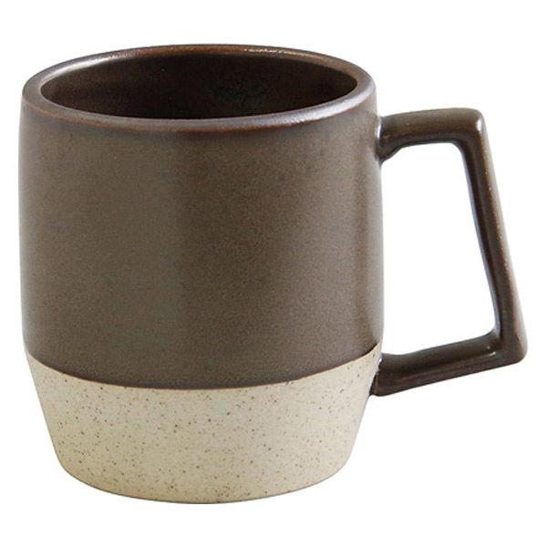 【アウトレット】ポリゴンマグ ブラウン 330ml 1個 ワールド・クリエイト