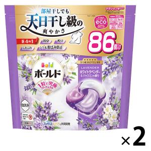 ボールド 太陽のジェルボール ５つ星HOTEL発想 Yoruのホワイトラベンダー＆ジャスミン 詰め替え テラジャンボ 1セット（86粒入×2個）P＆G