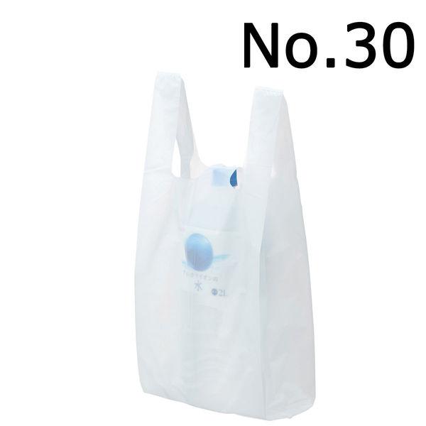 アスクル　レジ袋（乳白）　30号　幅260mm×マチ130mm×縦480mm　1袋（100枚入）  ...