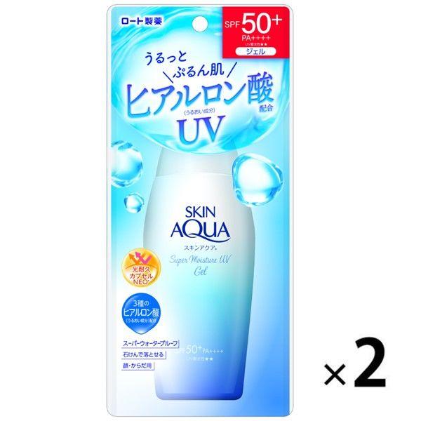 スキンアクアスーパーモイスチャージェル SPF50+・PA++++ 110g×2 ロート製薬